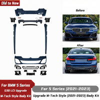 Kit de carrosserie extérieur de style M-Tech pour BMW Série 5 G30 G38 2021-2023, kit de conversion avec calandre