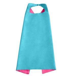 เสื้อคลุมและหน้ากากซูเปอร์ฮีโร่สองชั้นสีพื้นระบายอากาศได้ดี - Product Image 3