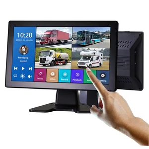 10 inch AHD cảm ứng chia màn hình Màn hình tầm nhìn ban đêm không thấm nước Xem phía sau sao lưu máy ảnh 4 kênh đậu xe hỗ trợ hệ thống cho xe tải - Product Image 4