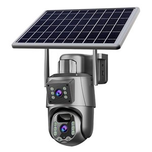 Rscamtom 8MP eseecloud năng lượng mặt trời Powered không dây 4 gam <span class=keywords><strong>Wifi</strong></span> PTZ máy ảnh 4K ngoài trời an ninh 4 gam Sim Thẻ năng lượng mặt trời cctv máy ảnh - Product Image 1