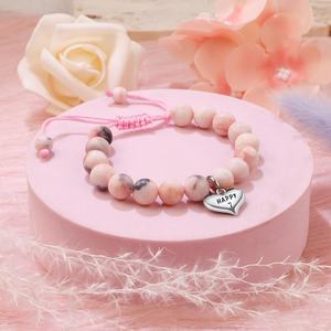 Pulseras Ajustables de Moda con Cuentas, Regalos de Cumpleaños para Niñas de 1 a 13 Años, Pulseras de Piedras/Perlas para Cumpleaños - Product Image 4