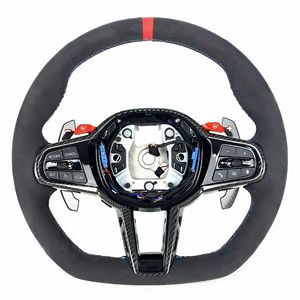 Volante de Cuero para Automóvil BMW G02 G05 G06 G14 G15 G16G17 G20 G30 G80 F30 G82 F92 F90 <span class=keywords><strong>M5</strong></span> 2025 LCI Nuevo Serie 4 - Product Image 1