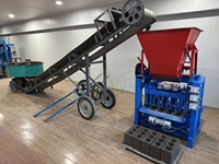 Ligne de production multifonctionnelle semi-automatique de briques creuses simples Machine à blocs de béton africaine populaire