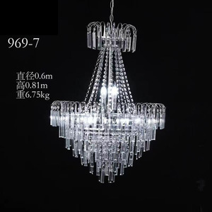 Fornitura diretta dalla fabbrica di nuovi lampadari in cristallo e ferro per matrimoni, decorazioni per hotel, illuminazione a soffitto, elementi decorativi per creare atmosfera. - Product Image 2
