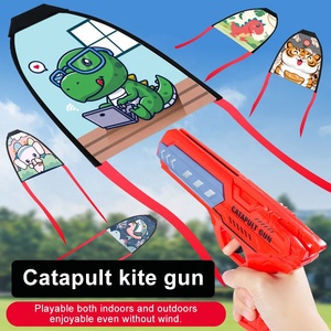 Jouet de tir à <span class=keywords><strong>la</strong></span> catapulte pour enfants, pour l'extérieur et l'intérieur, pistolet à cerf-volant, pistolet à cerf-volant pour enfants, mini pistolet à cerf-volant, cerfs-volants volants - Product Image 2