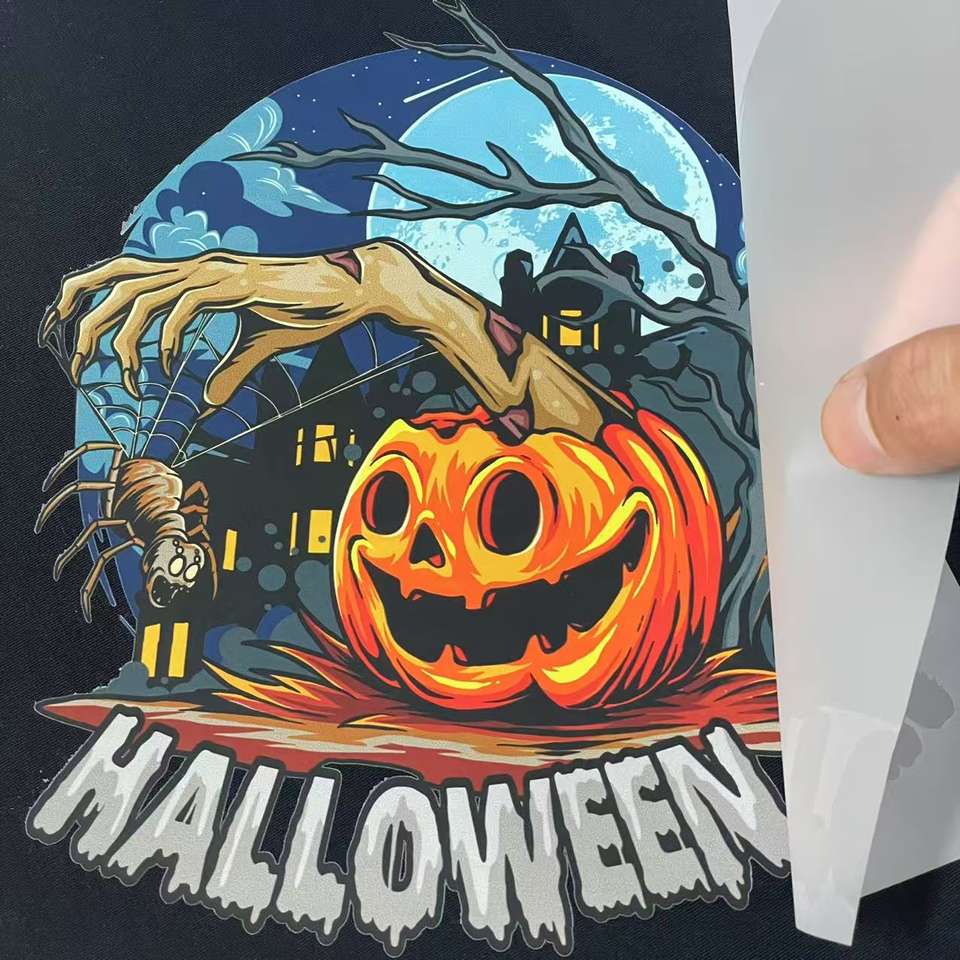 Custom Halloween DTF Transfers Washable Heat Transfer Design for T ...