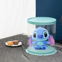 Boîte à gâteau ronde transparente en PET, petite taille, étanche, avec logo personnalisé en relief, idéale pour l'emballage cadeau - Offre Spéciale