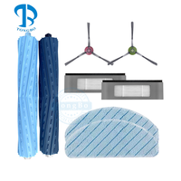 Ajustement pour Ecovacs T9 T9 AIVI T9 AIVI Plus T9 MAX Robot aspirateur pièces de rechange rouleau brosse brosse latérale Hepa filtre vadrouille tissu