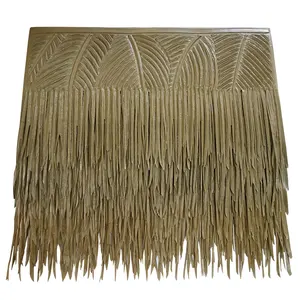 Eco-friendly synthetic palm leaf faux thatch roof