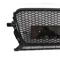 Nouvelle calandre nid d'abeille PNB de haute qualité pour Audi Q5 SQ5 2013-2018, kit de pare-chocs avant à clipser, installation facile, capteur d'aide au stationnement