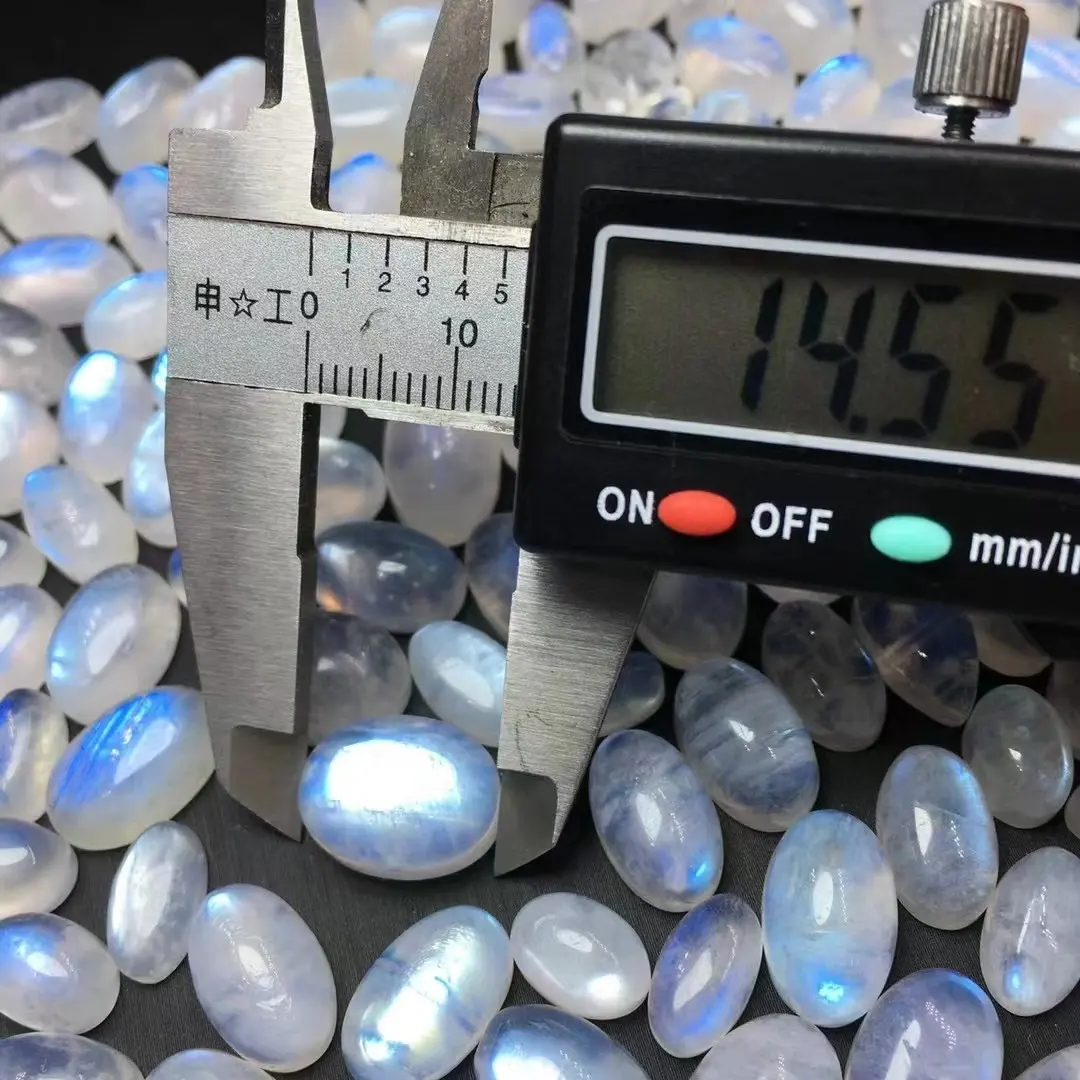 High Quality Hot selling Wholesale Blue Moonstone Good Flash Cabs for Rings