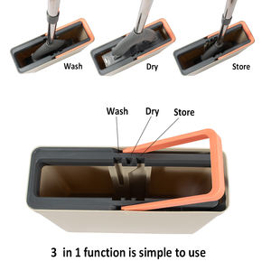 Fregona de esponja de PVA resistente a los olores, mango autoescurridor para el cuidado higiénico del hogar - Product Image 4