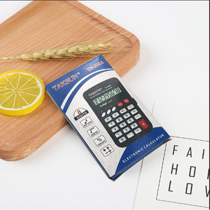 Taksun Ts328a Electronic Calculator 8 Digit Flip Type Portable Student Use Black - Product Image 3