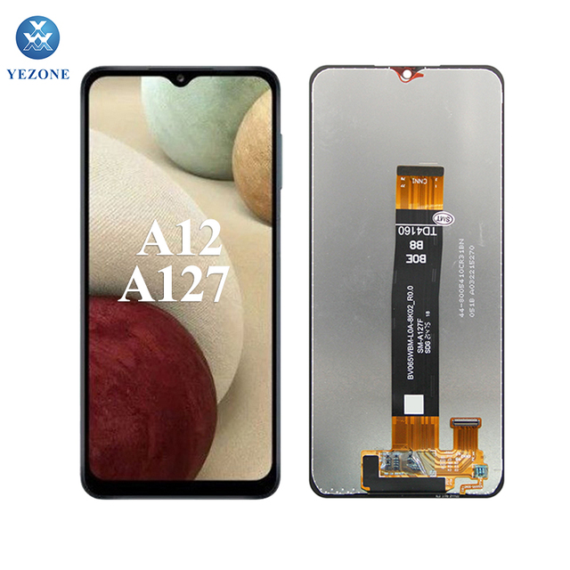 Mobile Phone LCDs for Samsung A12 LCD A125 A127 A022 Display Screen Digitizer Assembly for Samsung A326 M127 F125 LCD Display