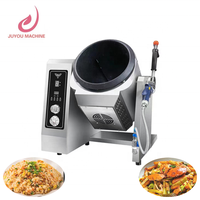 JUYOU Wok électrique intelligent automatique de table personnalisé chinois, machine de cuisson robotisée, machine de cuisson automatique des aliments