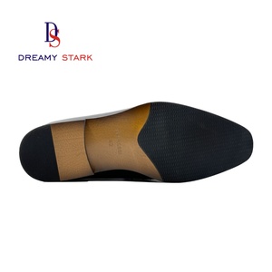 Mocassins en cuir véritable faits à la main pour hommes, chaussures de mariage à enfiler pour le bureau et la carrière - Chaussures décontractées habillées - Product Image 5