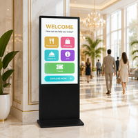 Totem de lecteur de publicité tactile autonome de 55 pouces pour Publicidade