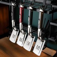 Pince à steak en acier inoxydable, spatule à œufs, pince à viande pour barbecue, pince à retourner le pain, pince à steak et poisson, spatule, pinces de cuisine