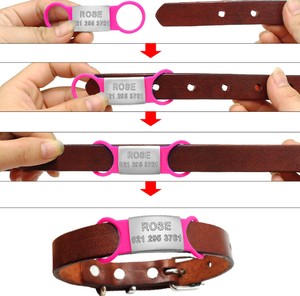 2021 New Style Slide-On Pet ID <strong>Tags</strong> Pets Engraved <strong>Personalised</strong> <strong>Dog</strong> and Cat ID <strong>Tag</strong> Slide on Collar Silicone <strong>Dog</strong> Id <strong>Tag</strong> - Product Image 5