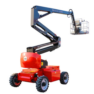 Plateforme élévatrice télescopique articulée sur roues, hauteur de travail 12-44m, pour travaux de construction - Product Image 1