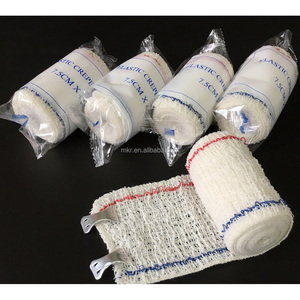 Venda elástica de algodón crepé médica XZ LAB de 5cm, 7.5cm, 10cm, 15cm, desechable de Spandex para uso hospitalario - Product Image 2
