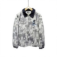 Veste universitaire pour homme en velours côtelé à col rabattu, style vintage américain, avec patch en chenille, personnalisable, OEM, vente en gros