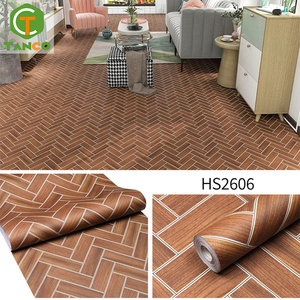 Piso Vinílico de PVC Moderno Resistente al Agua en 3D y Papel Tapiz con Diseño de Madera para Pared y Piso - Product Image 6