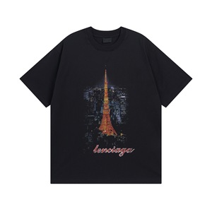 T-shirt vintage ample à manches courtes, imprimé dessin animé, effet délavé, anti-humidité, édition limitée Tokyo, nouvelle collection été 2026, marque B haut de gamme <span class=keywords><strong>Paris</strong></span> - Product Image 5