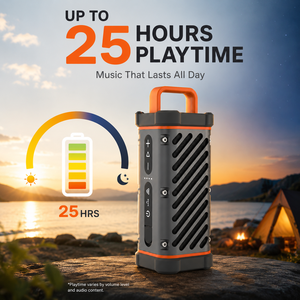Haut-parleur portable d'extérieur étanche IP67 avec batterie intégrée, fonction Auracast et poignée pour <span class=keywords><strong>camping</strong></span>, fêtes, randonnée, pêche - Product Image 5