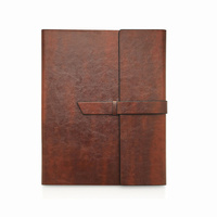 Carnet de gratitude personnalisé en cuir véritable, porte-passeport, cadeau d'affaires promotionnel, design moderne fait main, portable et personnalisable