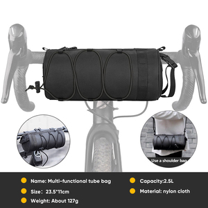 Sac de vélo sacoche de cadre de guidon de vélo avec bandoulière <span class=keywords><strong>porte</strong></span>-baril de vélo de route de montagne - Product Image 5