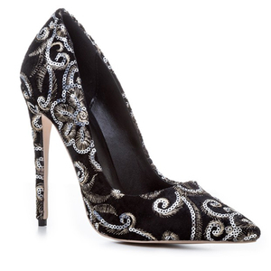 <span class=keywords><strong>Eleganti</strong></span> ricami dorati neri comodi da <span class=keywords><strong>donna</strong></span> sandali neri <span class=keywords><strong>scarpe</strong></span> <span class=keywords><strong>eleganti</strong></span> grigiore - Product Image 2