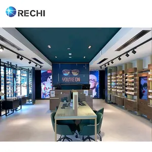 RECHI – présentoir de lunettes de soleil sur mesure, présentoir en bois et vitrine pour magasin de lunettes