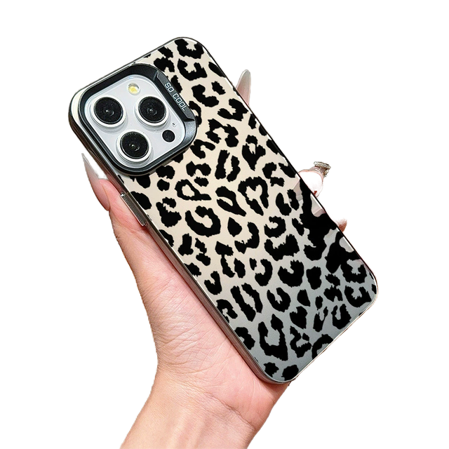 Women Girl Modern Shockproof Leopard Print Mobile Mobile Phone case for iphone 17 16 15 Pro Max Phone case Leopard