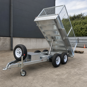 Rimorchio Ribaltabile Utilitario con Sistema Frenante Elettrico Completamente Saldato, Unità di Sgancio d'Emergenza e Sollevamento Idraulico - Product Image 3