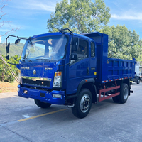 Mini camion benne léger chinois HOWO Sinotruk de 5 et 8 tonnes