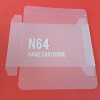 N64 étui de protection de carte de jeu boîte en plastique transparente givrée boîte de rangement boîte d'affichage