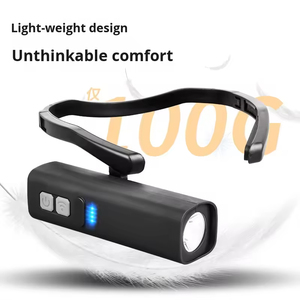 Lampe frontale d'extérieur à induction par mouvement, super lumineuse, indice IP65, longue autonomie, éclairage puissant, pour alpinisme et pêche - Product Image 2