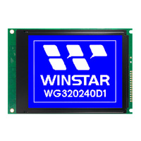 Module graphique LCD 320x240 WG320240D1 Température de fonctionnement -20°C ° C+70 ° Instrument industriel de 4,72 pouces