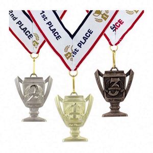 Venta Directa de Fábrica: Medallas de Oro, Plata y Bronce, Medallas de Premio de Diez Estrellas, Incluye Cinta para el Cuello - Product Image 6