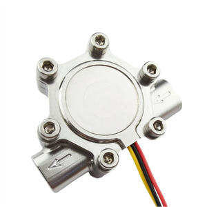 マイクロフロー高精度センサーG1/4ホール効果パルス流量計ステンレス鋼タービン水流センサー3本ワイヤ - Product Image 3