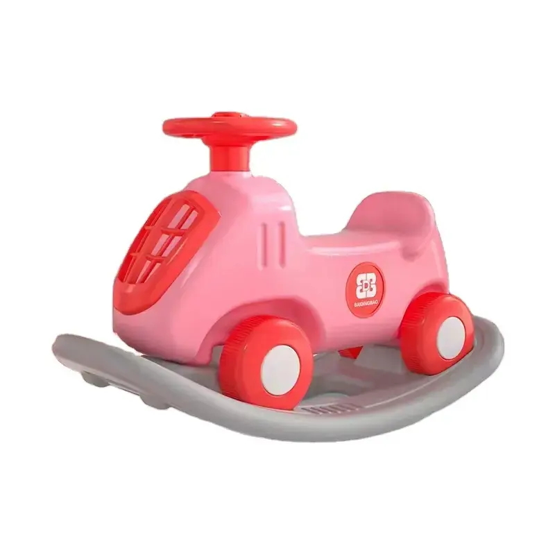 Wholesale Price Outdoor Kids Plastic Toys Walk Learning Custom Dog Rider Rocking Horse Ride On Cars For Baby
