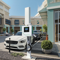 Station de charge commerciale rapide EV 20kW 30kW 40kW DC GBT CCS mural avec fonction RFID Chademo Standard IP55 classe
