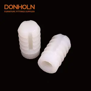 Cnmobilya dolap vida dübel M6 * 20mm plastik önceden takılmış somun