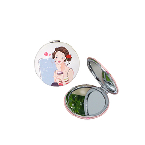 Wholesale OEM Small Cosmetic Mirror Double Sided Pocket Mini Makeup Mirror Compact Product Category-Promotional Mirrors