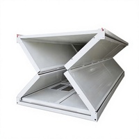 Serre pliable et respirante en kit, maisonnette modulaire préfabriquée à montage rapide pour salon