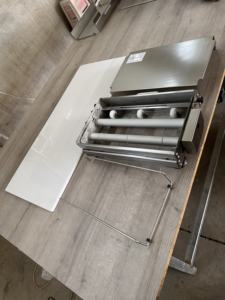 Mini pastelería portátil pequeña mesa superior mano Manual Pizza masa Sheeter rodillo refugio prensa aplanador <span class=keywords><strong>Shetter</strong></span> máquina laminadora - Product Image 2