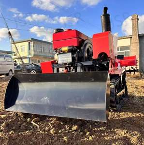 Tracteur à chenilles Big Farm avec moteur diesel Tracteur à chenilles en caoutchouc pour la marche - Product Image 2