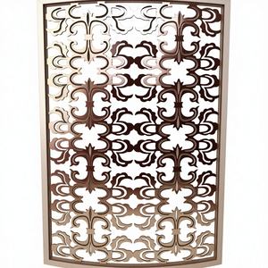 Oferta Especial: Acero Inoxidable Cortado con Láser, Acabado Dorado Cepillado para División de Espacios, Diseño Flexible y Retráctil, Estilo Art Deco, Fácil Instalación - Product Image 2