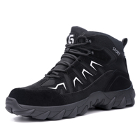 Vente directe d'usine, nouvelles chaussures de sécurité pour hommes, anti-écrasement, anti-perforation, chaussures de travail, tendance, polyvalentes, antidérapantes, résistantes à l'usure